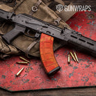 Classic Elite Orange Gun Skin Vinyl Wrap