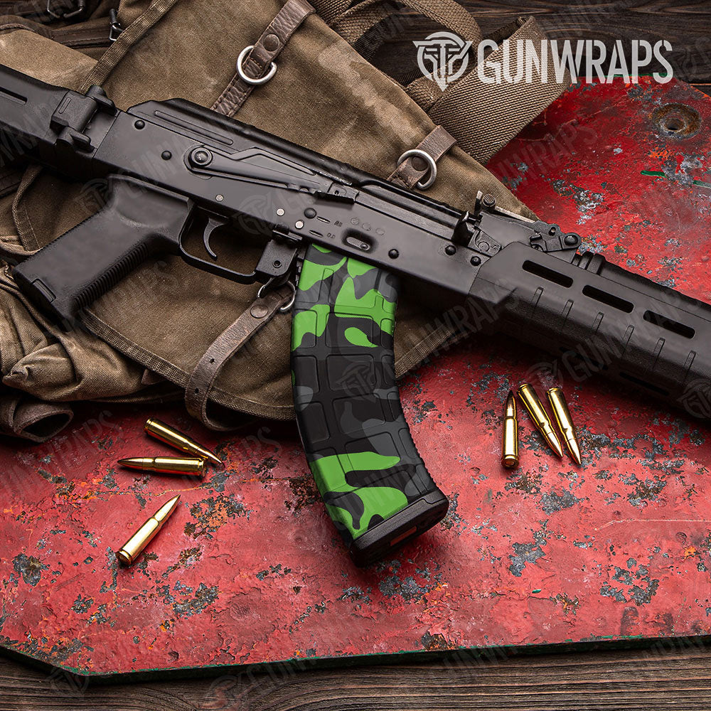 Classic Metro Green Gun Skin Vinyl Wrap