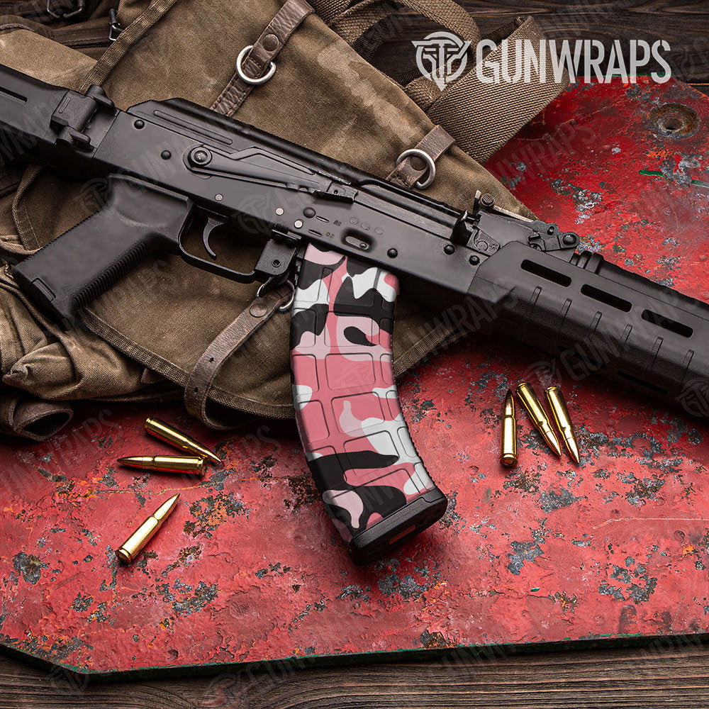 Classic Pink Gun Skin Vinyl Wrap