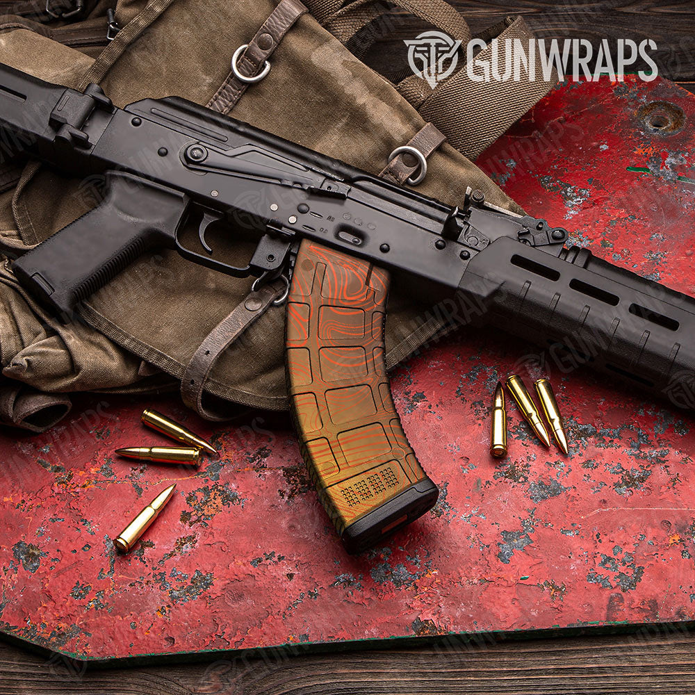 Damascus Autumn Gun Skin Vinyl Wrap