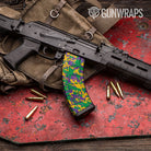Digital Mardi Gras Gun Skin Vinyl Wrap