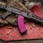 Dotted Retro Green Gun Skin Vinyl Wrap