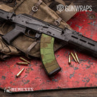 Nemesis Woodlands Wolf Gun Skin Vinyl Wrap