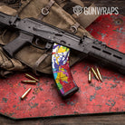 Paint Splatter White Gun Skin Vinyl Wrap