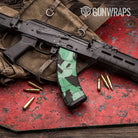 Ragged Mint Chocolate Chip Gun Skin Vinyl Wrap