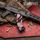 Ragged Pink Gun Skin Vinyl Wrap