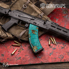 Realtree XTRA Colors Tiffany Blue Gun Skin Vinyl Wrap