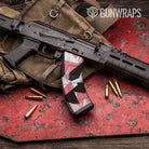 Shattered Pink Gun Skin Vinyl Wrap