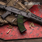 Shredded Army Dark Green Gun Skin Vinyl Wrap