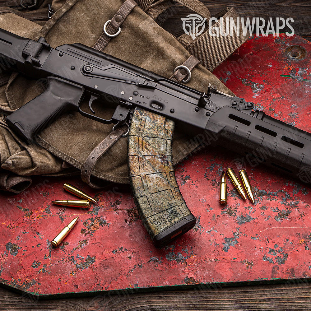 Stone Tuscan Brown Granite Gun Skin Vinyl Wrap