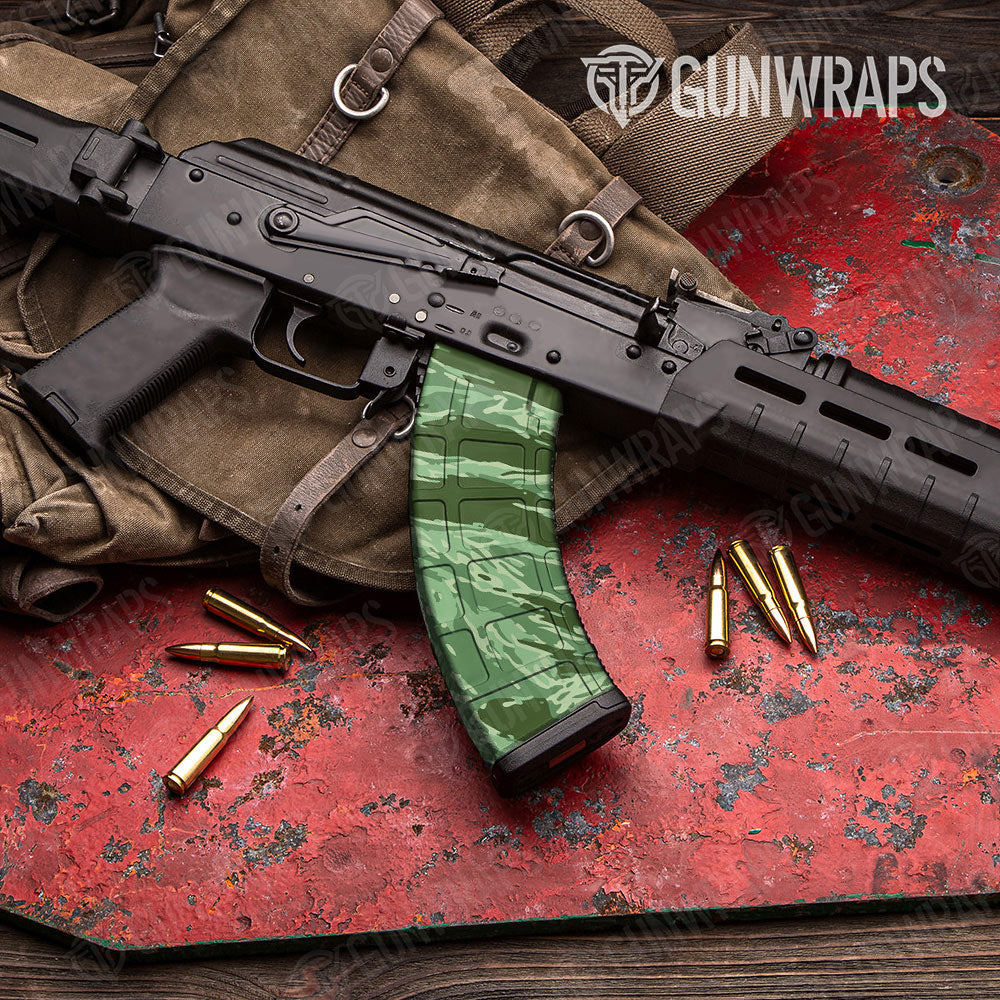 Vietnam Tiger Stripe Pistachio Gun Skin Vinyl Wrap
