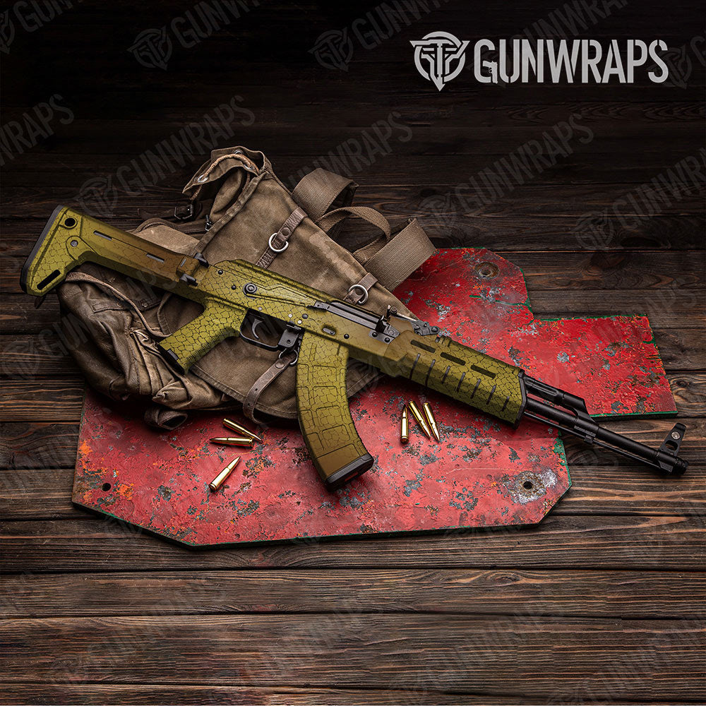 Animal Print Diamondback Gun Skin Vinyl Wrap