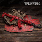Classic Elite Red Gun Skin Vinyl Wrap