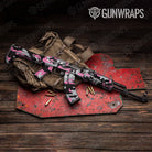Classic Pink Tiger Gun Skin Vinyl Wrap