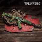 Digital Mardi Gras Gun Skin Vinyl Wrap