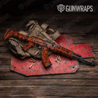 Nature Orange Forest Gun Skin Vinyl Wrap