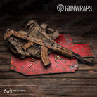Realtree Aspect Burnt Orange Gun Skin Vinyl Wrap