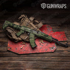 Sharp Army Green Gun Skin Vinyl Wrap