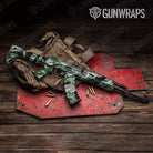 Sharp Green Tiger Gun Skin Vinyl Wrap