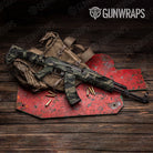 Sharp Militant Charcoal Gun Skin Vinyl Wrap