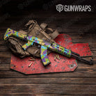 Shattered Carnival Gun Skin Vinyl Wrap