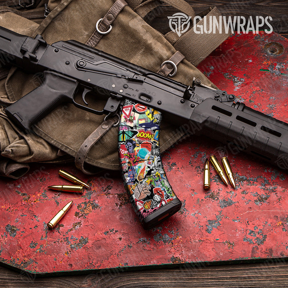Magb Sticker AK-47 Mag Sticker Bomb Gun Skin Vinyl Wrap | GunWraps – GunWraps.com