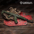 Vietnam Tiger Stripe Army Green Gun Skin Vinyl Wrap