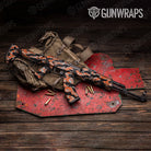 Vietnam Tiger Stripe Orange Tiger Gun Skin Vinyl Wrap