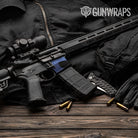 AR-15 Mag Well Classic Blue Midnight Gun Skin Vinyl Wrap