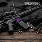 AR-15 Mag Well Classic Elite Purple Gun Skin Vinyl Wrap