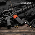 AR-15 Mag Well Cumulus Elite Orange Gun Skin Vinyl Wrap