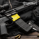 AR-15 Mag Well Erratic Elite Yellow Gun Skin Vinyl Wrap