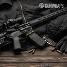 AR-15 Mag Well Erratic Metro Green Gun Skin Vinyl Wrap