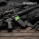 AR-15 Mag Well Hex DNA Magenta Lime Gun Skin Vinyl Wrap