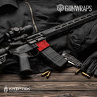 AR-15 Mag Well Kryptek Red Gun Skin Vinyl Wrap
