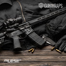 AR-15 Mag Well Pulse Blizzard Gun Skin Vinyl Wrap
