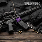 AR-15 Mag Well Ragged Elite Purple Gun Skin Vinyl Wrap