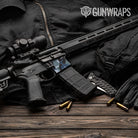 AR-15 Mag Well Ragged Navy Gun Skin Vinyl Wrap