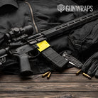 AR-15 Mag Well Sharp Elite Yellow Gun Skin Vinyl Wrap