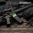 AR-15 Mag Well Shattered Carnival Gun Skin Vinyl Wrap