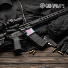 AR-15 Mag Well Shattered Cotton Candy Gun Skin Vinyl Wrap