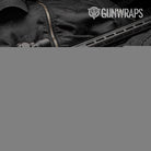 AR-15 Mag Well Shattered Elite White Gun Skin Vinyl Wrap