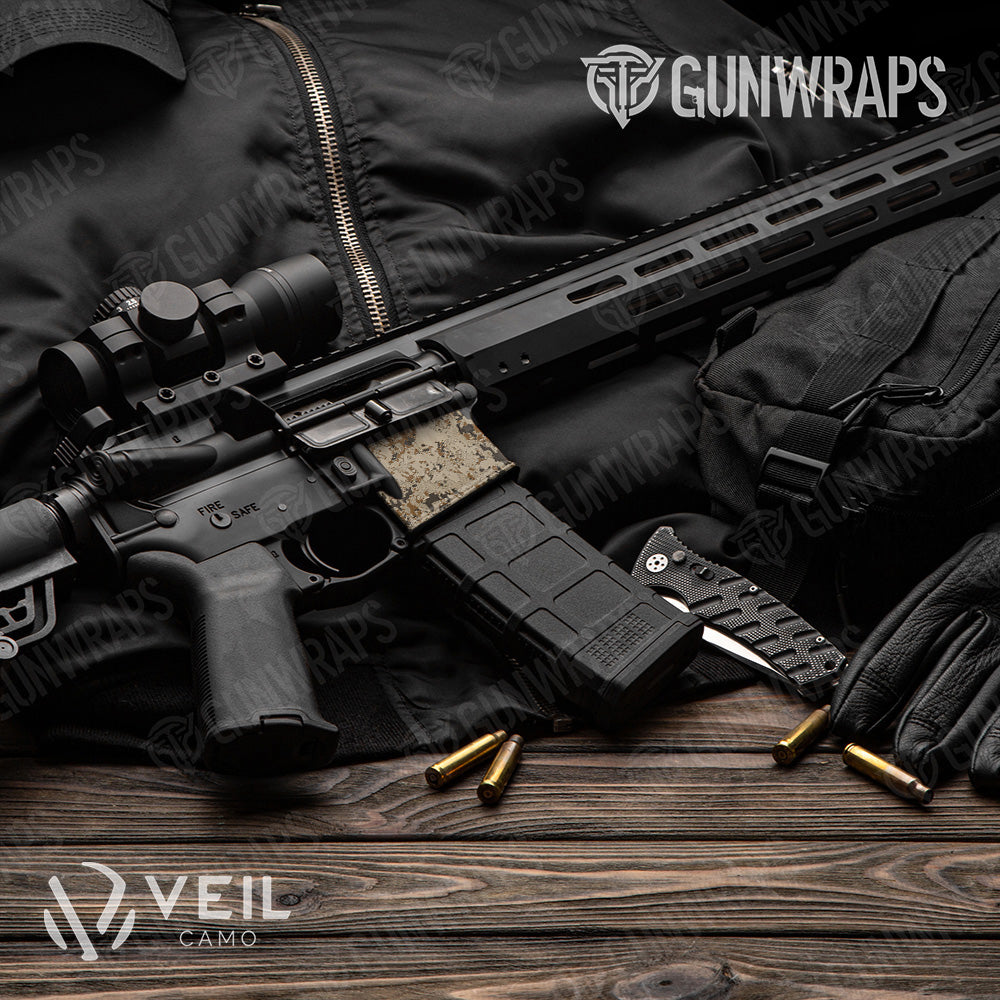AR-15 Mag Well Veil Terra A Gun Skin Vinyl Wrap