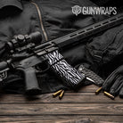 AR-15 Mag & Mag Well Animal Print Zebra Gun Skin Vinyl Wrap
