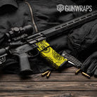 AR-15 Mag & Mag Well Bandana Yellow And Black Gun Skin Vinyl Wrap