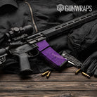 AR-15 Mag & Mag Well Battle Storm Elite Purple Gun Skin Vinyl Wrap