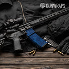 AR-15 Mag & Mag Well Classic Elite Blue Gun Skin Vinyl Wrap