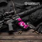 AR-15 Mag & Mag Well Classic Magenta Tiger Gun Skin Vinyl Wrap