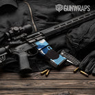 AR-15 Mag & Mag Well Cumulus Baby Blue Gun Skin Vinyl Wrap