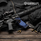 AR-15 Mag & Mag Well Cumulus Blue Midnight Gun Skin Vinyl Wrap